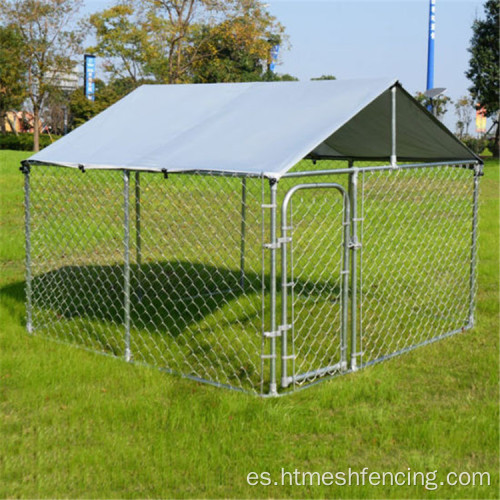 Gran jaula de perrera galvanizada de alta calidad al aire libre